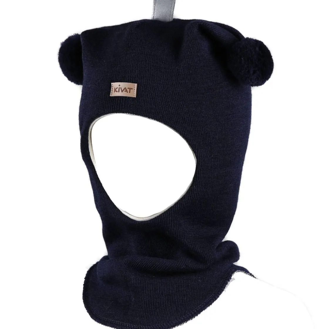 Hot balaclava lue med skinnlapp, marineblå Vinterluer Barn | Vinterluer Baby