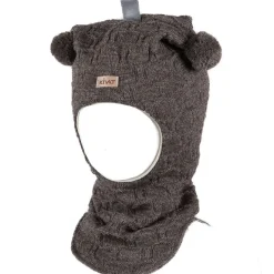 Sale balaclava vinterlue til barn og baby, brunmelert Vinterluer Barn | Vinterluer Baby