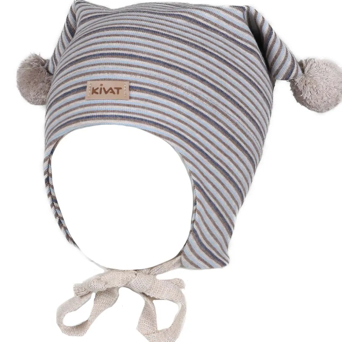 New vårlue til baby og barn med med striper, Blå/Beige Vår- Og Høstluer Barn | Vår- Og Høstluer Baby