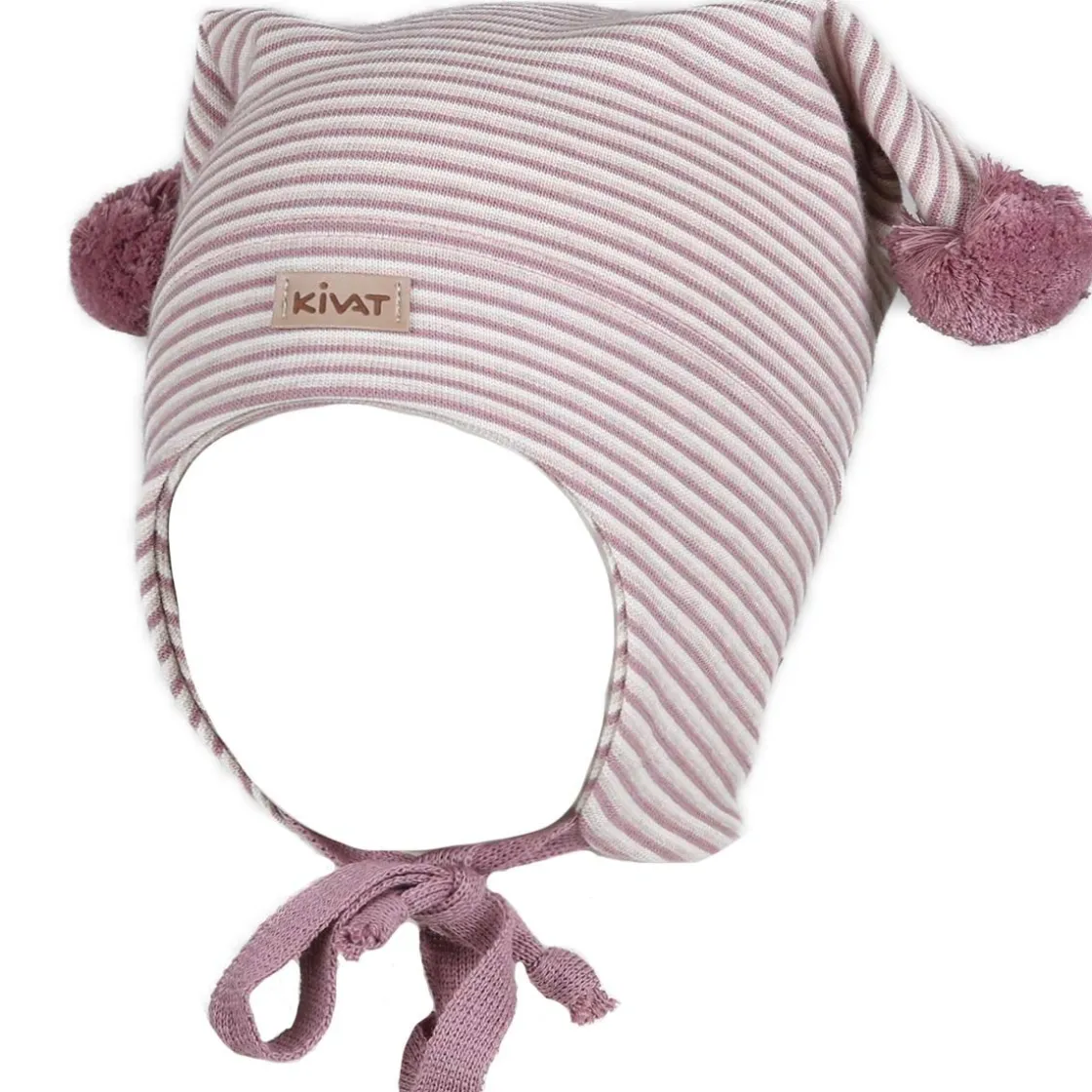 Sale vårlue til baby og barn med med striper, Gammelrosa Vår- Og Høstluer Barn | Vår- Og Høstluer Baby
