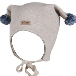 Clearance vårlue til barn med blå dusker, Sand Vår- Og Høstluer Barn | Vår- Og Høstluer Baby