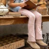 Clearance Flared leggings til barn, Multi Color Bukser Jente 8-16 År | Bukser Baby Gutt