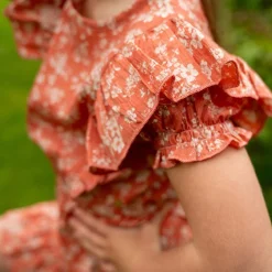 Clearance kjole til barn, Rusty Orange Kjoler Og Skjørt Jente 8-16 År | Kjoler Baby Jente