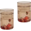 Clearance 2-pack kopper m/glitter, Cherry Kopper Og Drikkeflasker