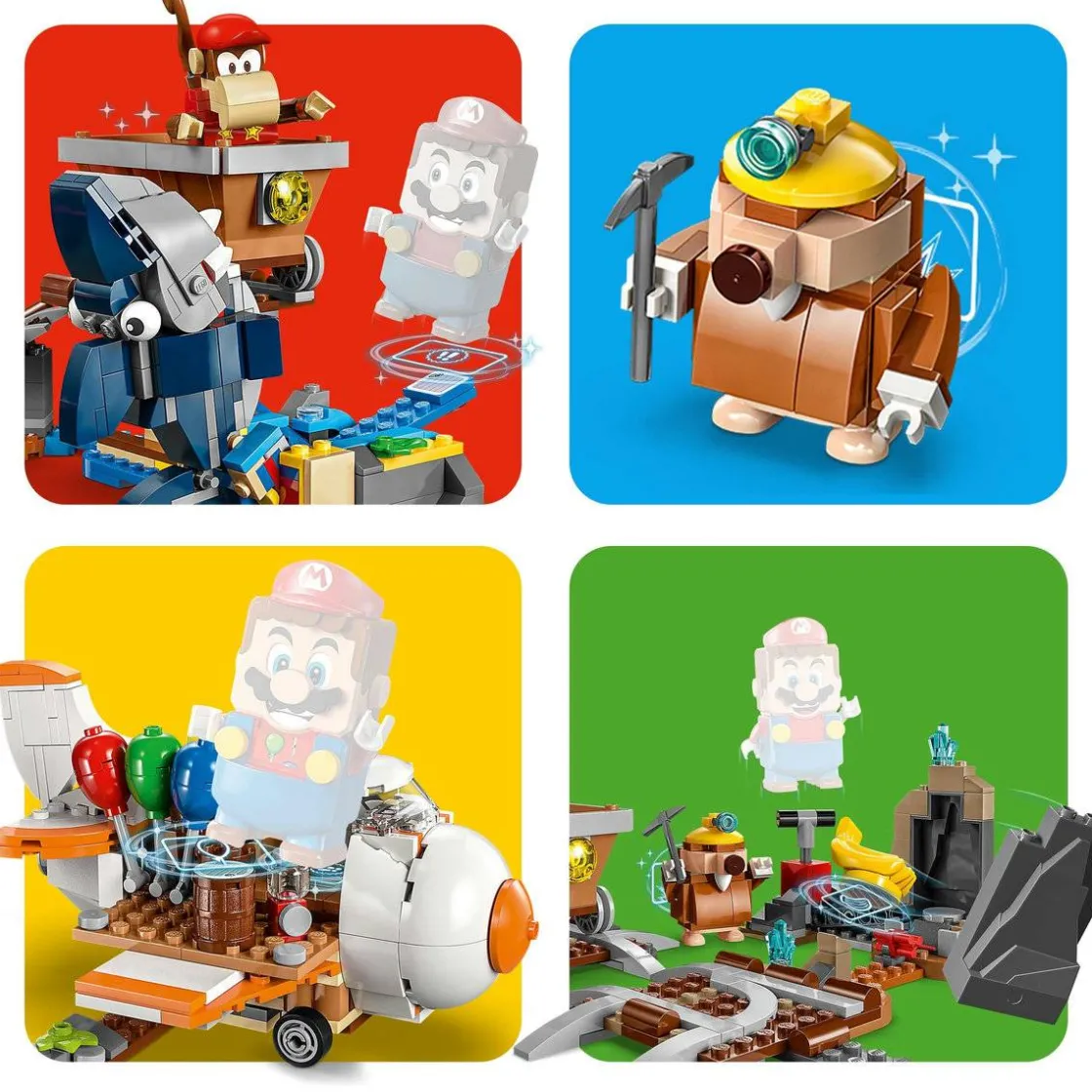 Hot Diddy Kongs gruvevogntur – ekstrabanesett 8 år+ Lego