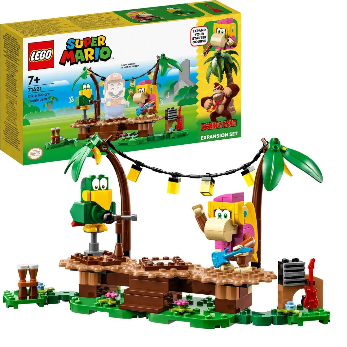 Hot Dixie Kongs Jungle Jam – ekstrabanesett 7 år+ Lego