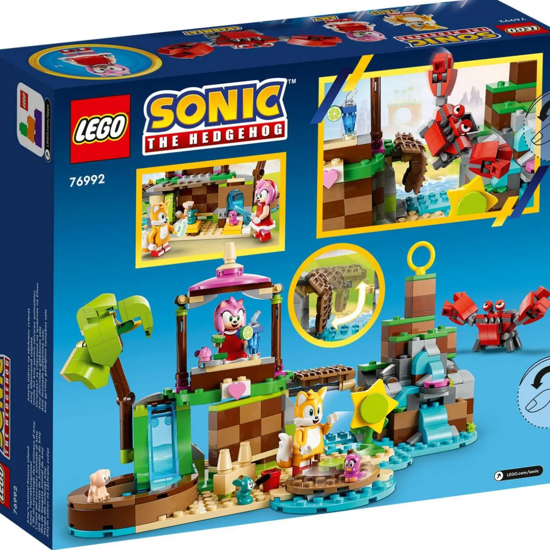 Discount Sonic Dyreredningsøya til Amy 7 år+ Lego