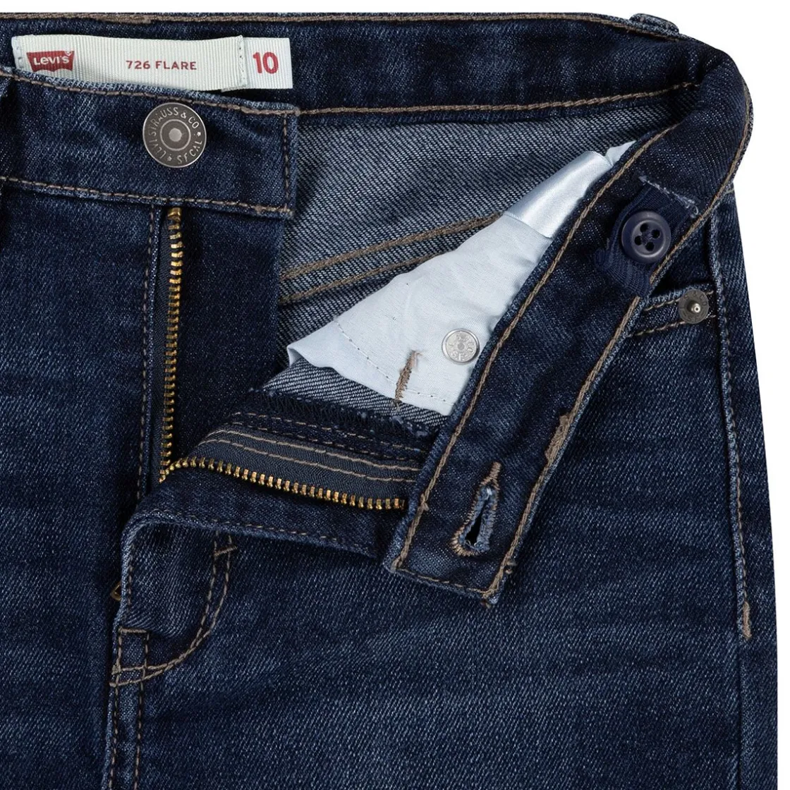 Best 726 High Rise Flare jeans til barn, Complex Bukser Jente 8-16 År | Bukser Baby Gutt