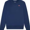 Fashion Mini logo Crewneck genser til barn, Blue Gensere Gutt 8-16 År | Gensere & Overdeler Gutt