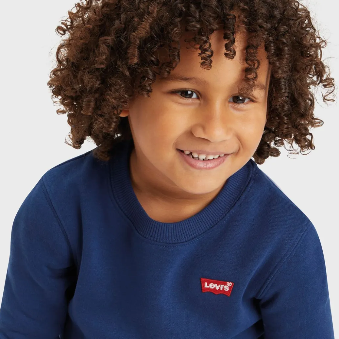 Fashion Mini logo Crewneck genser til barn, Blue Gensere Gutt 8-16 År | Gensere & Overdeler Gutt
