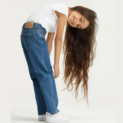 Best Wide leg jeans til barn, Richards Blue Bukser Jente 8-16 År | Bukser Baby Gutt