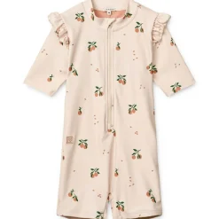 New Amel UV drakt til småbarn, Peach/Sea shell Badetøy Baby Jente
