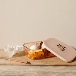Clearance Arthur matboks med 3 rom, Peach/Sea shell Matbokser