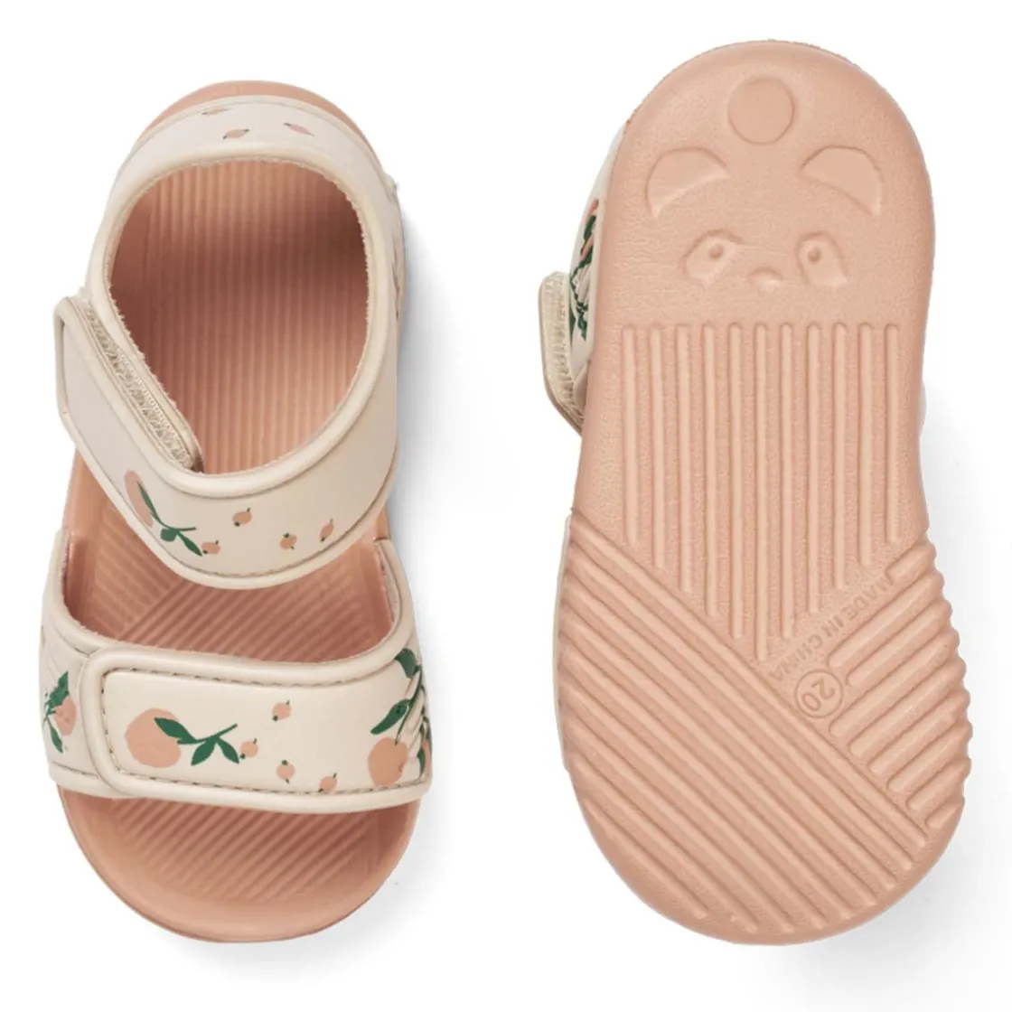 Fashion Blumer sandaler til barn, Peach/Sea shell Sandaler Og Badesko