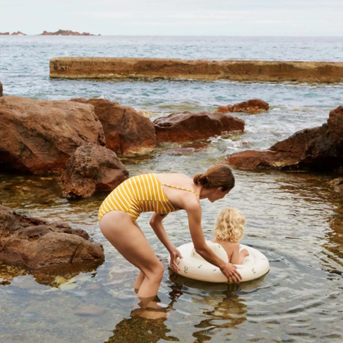Fashion Dawn badering til baby, Crab/Sandy Vannleker