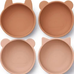 Clearance Iggy silikon skåler 4-pack, Tuscany rose mix Skåler Og Tallerkener