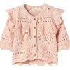 Online Nbfdamia strikket cardigan til baby, Peach Whip Penklær Baby Jente | Penklær Baby Gutt