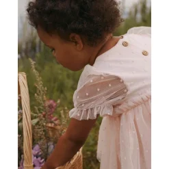 Fashion Nbffrilla kjolebody m/tyll, Peach Blus Penklær Baby Jente | Penklær Baby Gutt