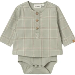 Best Nbmodo skjortebody, Seagrass Juleantrekk Baby Gutt | Penklær Baby Gutt