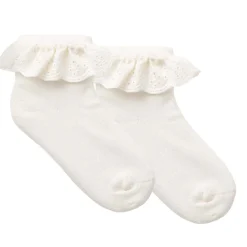 Fashion Nmfdertrud sokker til småbarn, Coconut Milk Sokker Jente | Sokker Baby Jente