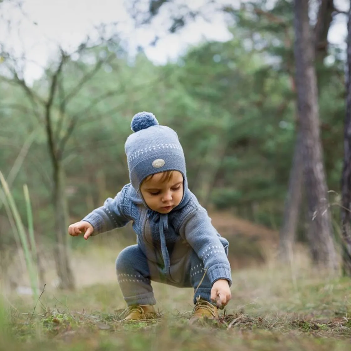 Discount Classic Lue, Mellomblå Vår- Og Høstluer Baby | Vinterluer Baby