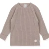 Discount ribbet ullgenser til barn, beige Ullgensere Jente 3-10 År | Ullgensere Gutt 3-10 År