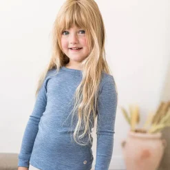Online ulltrøye til barn, mellomblå Ullgensere Jente 3-10 År | Ullgensere Gutt 3-10 År