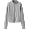 Online Nlfdicte zip-jakke til barn, Light Grey Melange Gensere Jente 8-16 År | Gensere & Overdeler Gutt