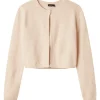 Fashion Nlflodet strikket cardigan til barn, Pink Marshmallow Penklær Jente 8-16 År | Penklær Baby Gutt