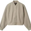 Clearance Nlflove Bomber-jakke til barn, Mocha Meringue Jakker Barn