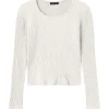 Outlet Nlfninusa genser til barn, White Alyssum Gensere Jente 8-16 År | Gensere & Overdeler Gutt