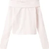 Discount Nlfnove Off-shoulder genser til barn, Pink Marshmallow Gensere Jente 8-16 År | Gensere & Overdeler Gutt