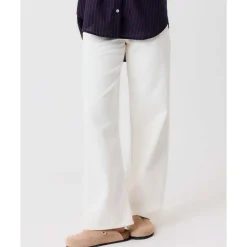 Clearance Nlftazza straight-fit jeans til barn, Bright White Bukser Jente 8-16 År | Bukser Baby Gutt