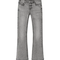 Outlet Nlftianna boot-cut jeans til barn, Light Grey Denim Bukser Jente 8-16 År | Bukser Baby Gutt