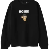 Fashion Nlmabrosso sweatshirt til barn, Black Gensere Gutt 8-16 År | Gensere & Overdeler Gutt