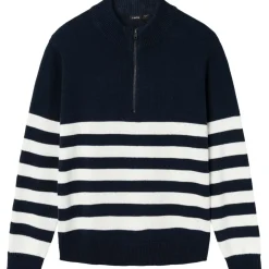 Fashion Nurjo half-zip genser til ungdom, dark sapphire Gensere Gutt 8-16 År | Gensere & Overdeler Gutt