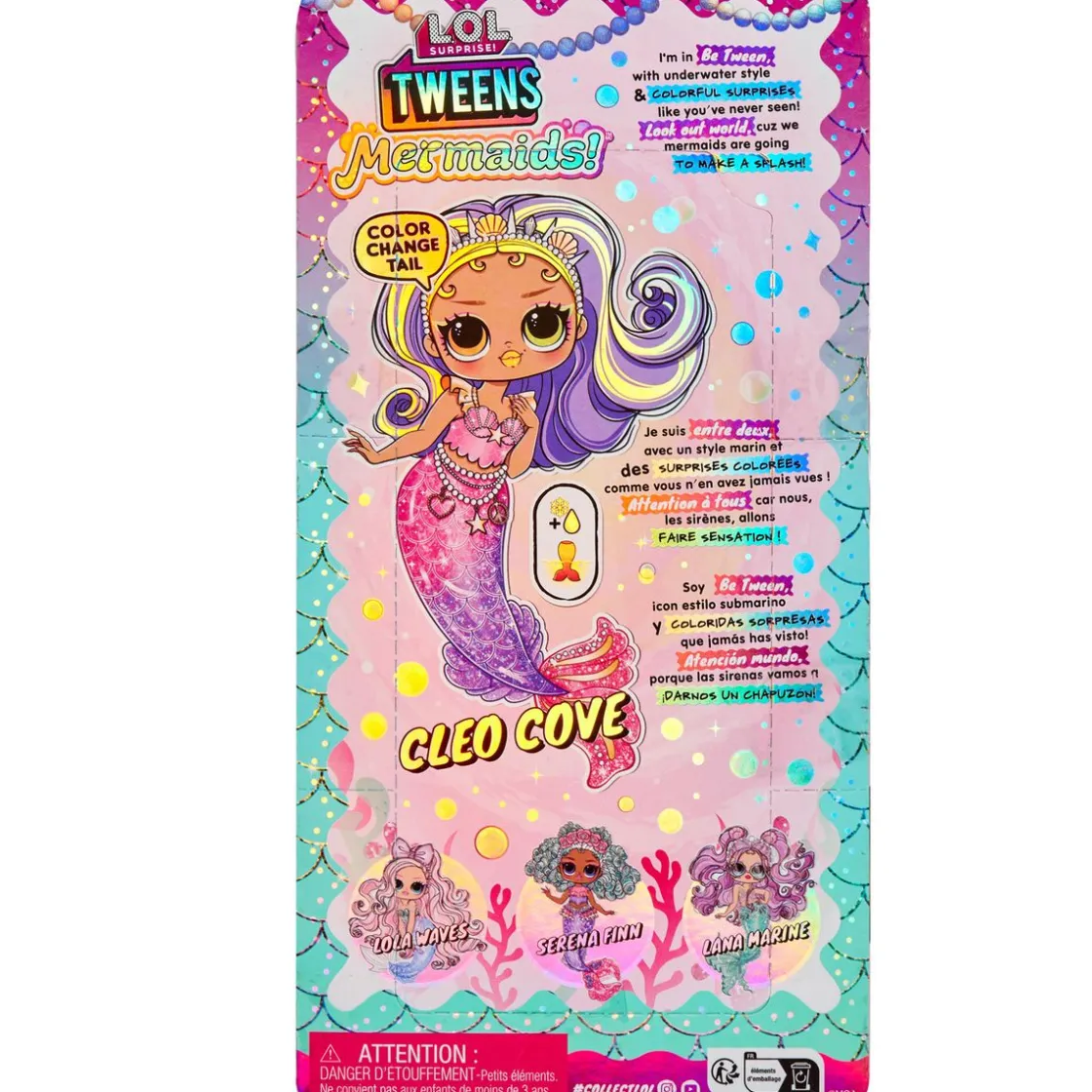 Outlet Tweens MERMAID Doll- Cleo Cove Dukker Og Tilbehør