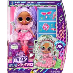 Best Tweens Neon Pop Stars - Kitty K Dukker Og Tilbehør