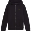 Outlet hettegenser m/zip til barn og ungdom, jet black Gensere Gutt 8-16 År | Gensere & Overdeler Gutt