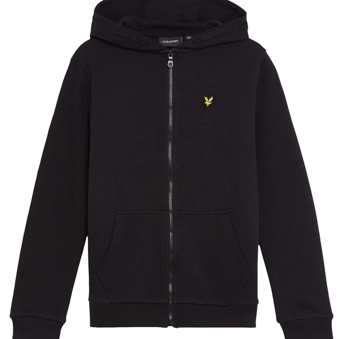 Outlet hettegenser m/zip til barn og ungdom, jet black Gensere Gutt 8-16 År | Gensere & Overdeler Gutt