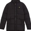 Outlet pufferjakke til barn, jet black Jakker Barn