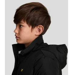 Outlet pufferjakke til barn, jet black Jakker Barn