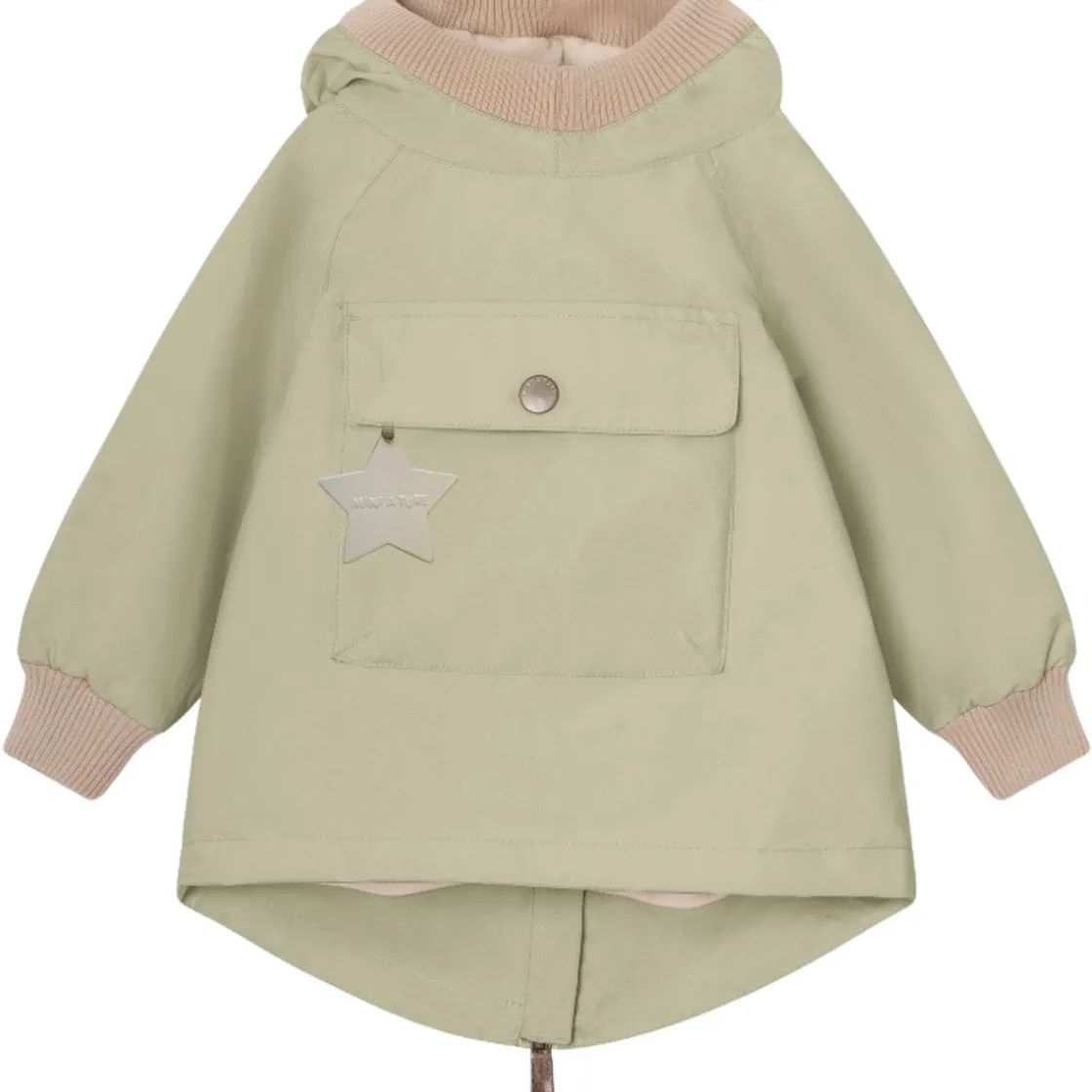 Outlet Baby Vito anorakk m/fleece, elm green Jakker Barn | Jakker Baby
