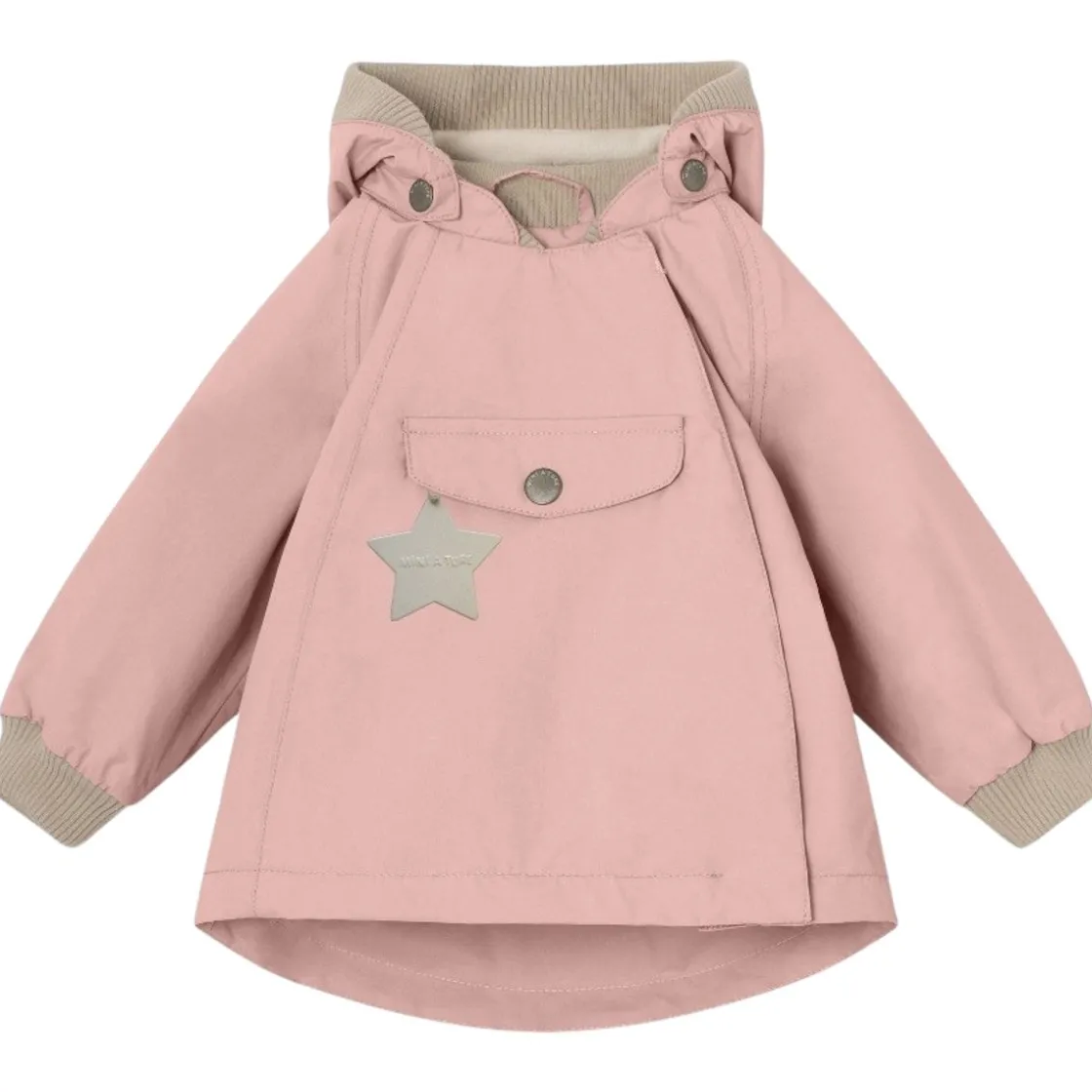 Clearance Wai vår-og høstjakke m/fleece, rose tan Jakker Barn | Jakker Baby
