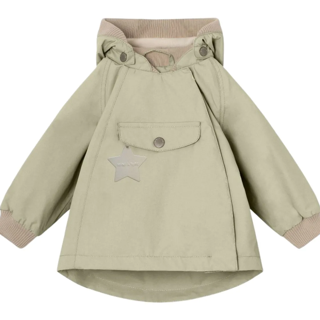 New Wai vår-og høstjakke m/fleece, elm green Jakker Barn | Jakker Baby