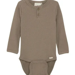 Online body med knapper, Taupe Gray Bodyer Baby Jente | Bodyer Baby Gutt