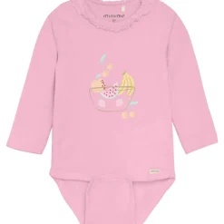 Fashion body m/print, Light Rose Bodyer Baby Jente