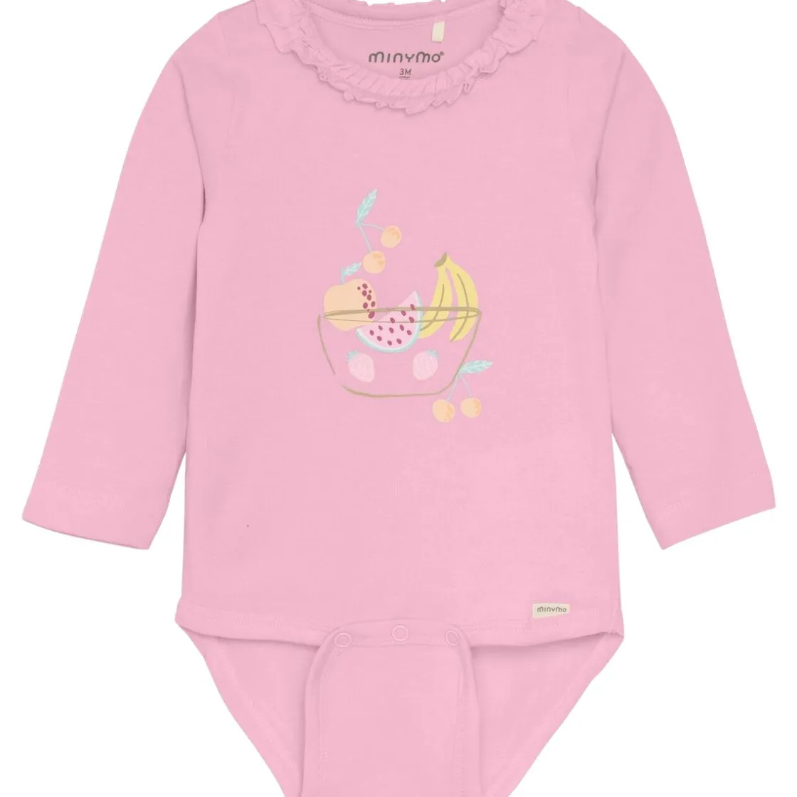 Fashion body m/print, Light Rose Bodyer Baby Jente