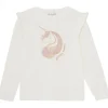 New genser m/print til barn, Marshmallow White Gensere Jente 8-16 År | Gensere & Overdeler Gutt