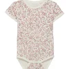 Sale kortermet body i bambus, Rose Tan Kortermet Baby Jente | Bodyer Baby Jente